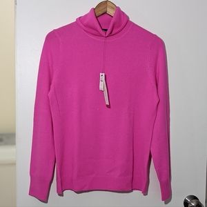 Perfect Pink Talbot's Pure Cashmere Turtleneck